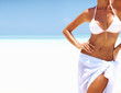 Woman with curves in bikini