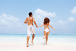 Sexy young couple enjoying beach vacation Sexy young couple enjoying beach vacation