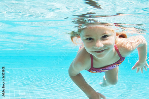 Photo: Escaping the summer sun in the pool Escaping the summer sun in the pool