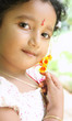 Portrait of Indian Cute Girl
