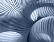 metallic spiral abstract