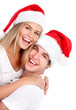 Happy Christmas santa couple.