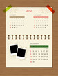 Vector calendar 2012, december.