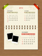 Vector calendar 2012, november.
