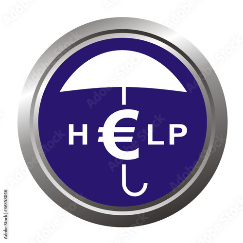 Vektor: button rettungsschirm button rettungsschirm