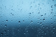 waterdrops on window after the rain