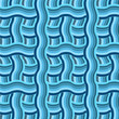Abstract wavy grid