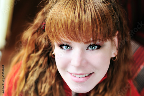 Photo: redhead young girl redhead young girl