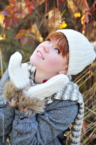 Photo: girl in fall time girl in fall time