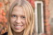 Portrait of a cheerful young girl Portrait of a cheerful young girl