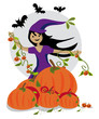 indienne halloweenCITROUILLE indienne halloweenCITROUILLE