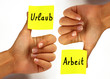 Foto: Urlaub - Arbeit Urlaub - Arbeit