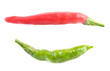 Red and green chili pepper
