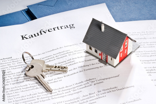 Foto: Kaufvertrag für ein Haus Kaufvertrag für ein Haus