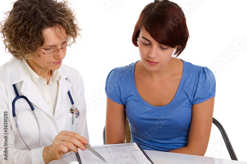 Photo: Doctor and patient Doctor and patient