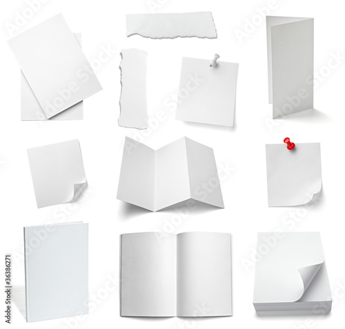 Photo: paper note office notebook document business paper note office notebook document business
