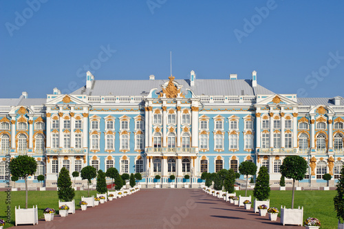 Photo: The Catherine Palace is the Baroque style, Tsarskoye Selo (Pushk The Catherine Palace is the Baroque style, Tsarskoye Selo (Pushk