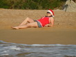 santa's helper on vacation