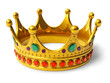 Golden royal crown
