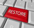 Restore Key on Computer Keyboard  - Save or Salvage Rescue