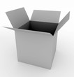 Opened box
