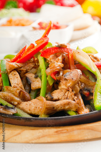 Photo: original fajita sizzling hot on iron plate original fajita sizzling hot on iron plate