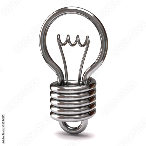 Illustration: Abstract light bulb Abstract light bulb