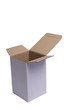 Open cardboard box.