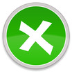 bouton croix verte
