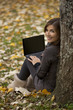Foto: Woman working outdoor Woman working outdoor