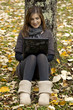 Foto: Woman working outdoor Woman working outdoor