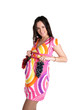 pregnant woman with grape