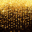 Rain of Lights Christmas or Party Background