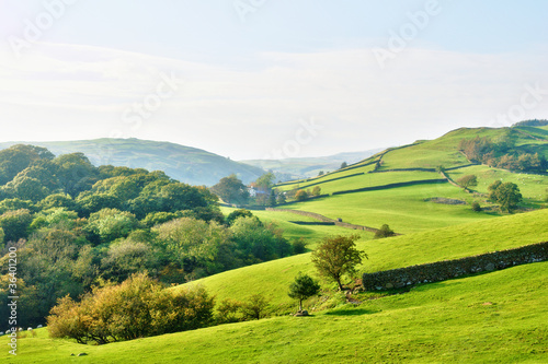Photo: Rolling countryside around a farm Rolling countryside around a farm