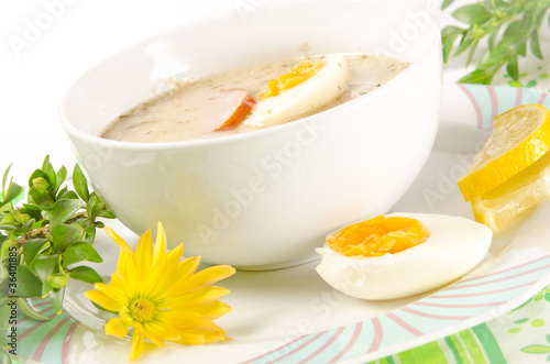 Foto: Zurek ist eine herzhafte Polnische Ostersuppe Zurek ist eine herzhafte Polnische Ostersuppe