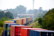 Landscape with the train
