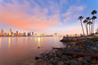 San Diego at night