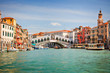 Photo: Rialto Bridge over Grand canal in Venice Rialto Bridge over Grand canal in Venice