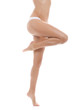 Photo: Long pretty woman legs isolated on white Long pretty woman legs isolated on white