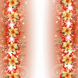 Background with traditional Christmas decoration