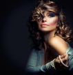 Fashion Beauty Portrait. Sexy Girl