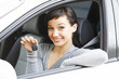 Pretty female driver