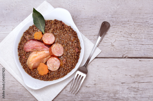 Foto: Petit salé aux lentilles Petit salé aux lentilles