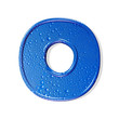 Water alphabet isolated . aqua letter Water alphabet isolated . aqua letter