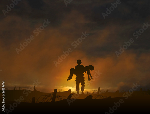Vector: War casualty War casualty