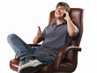 Positive mobile phone conversation