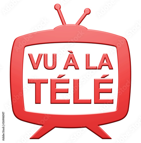 Illustration: Icône "Vu à la Télé" Icône "Vu à la Télé"
