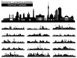 Skyline deutscher Landeshauptstädte