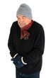 Foto: Mann friert Mann friert
