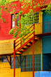 Buntes Haus mit Treppe, Buenos Aires Buntes Haus mit Treppe, Buenos Aires